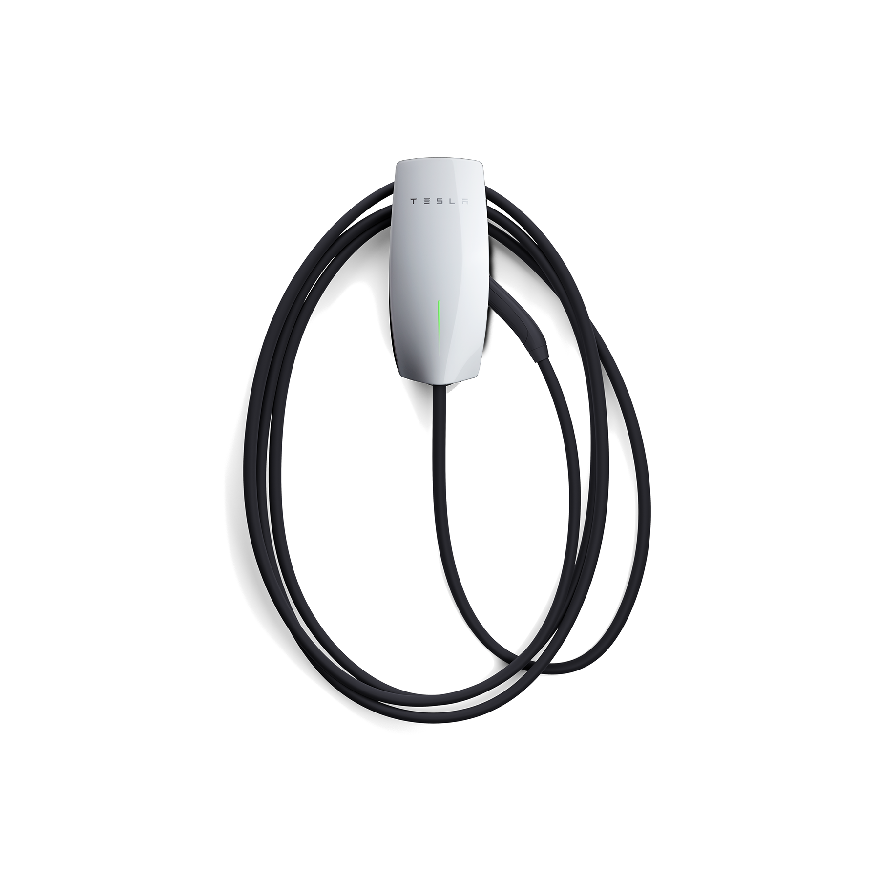 Tesla Wall Connector Wallbox in Weiß mit Ladekabel, für Elektroauto-Laden zuhause, lieferbar über TRIOSUN